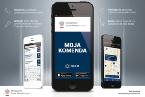 „Moja Komenda” w Twoim telefonie. Mobilna aplikacja, która ułatwia kontakt z Policją
