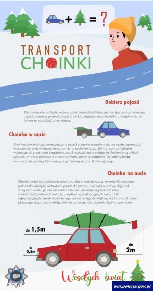 Jak bezpiecznie przewieźć choinkę?