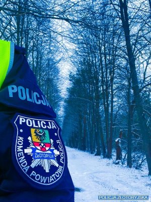 policjanci w służbie na granicy polsko-białoruskiej