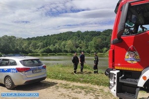 Wspólne działania Policji i Straży Pożarnej na zbiornikach wodnych