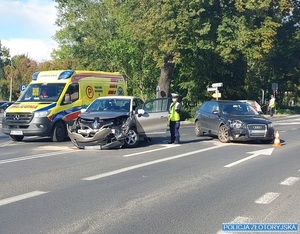 kolizja na skrzyżowaniu