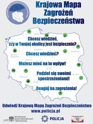 2,5 mln zagrożeń na Krajowej Mapie Zagrożeń Bezpieczeństwa