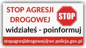 stop agresji drogowej, widziałeś-zaregauj