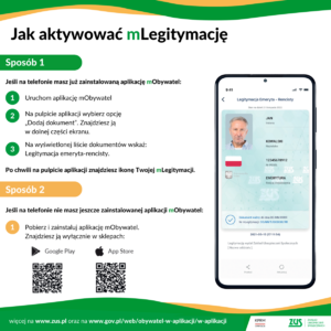 Instrukcja aktywowania nowej legitymacji ZUS