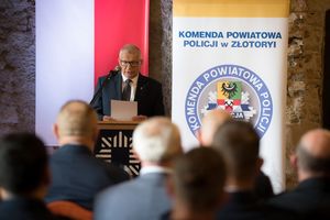 uroczyste obchody Święta Policji na Zamku Grodziec