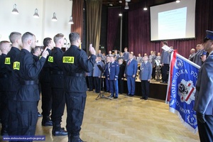 ślubowanie policjantów