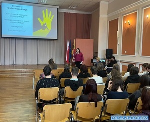 zdjęcia ze spotkania w liceum