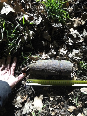 Pocisk artyleryjski o długości 22 centrymetrów