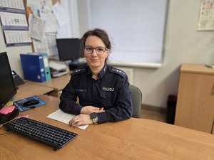 Policjantka aspirant Justyna Opara