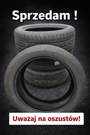 Sprzedam - opony - uważaj na oszustów