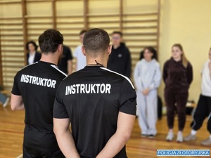 Test sprawności fizycznej dla uczniów klas mundurowych Zespołu Szkół Zawodowych w Złotoryi