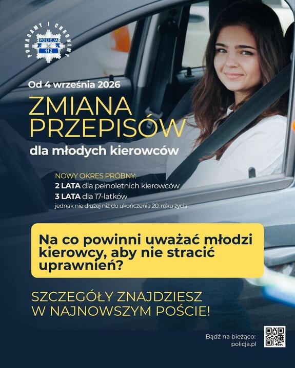 młody kierowca w samochodzie