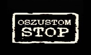 Napis STOP OSZUSTOM