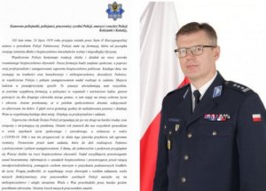 Życzenia Komendanta Wojewódzkiego Policji z okazji Święta Policji